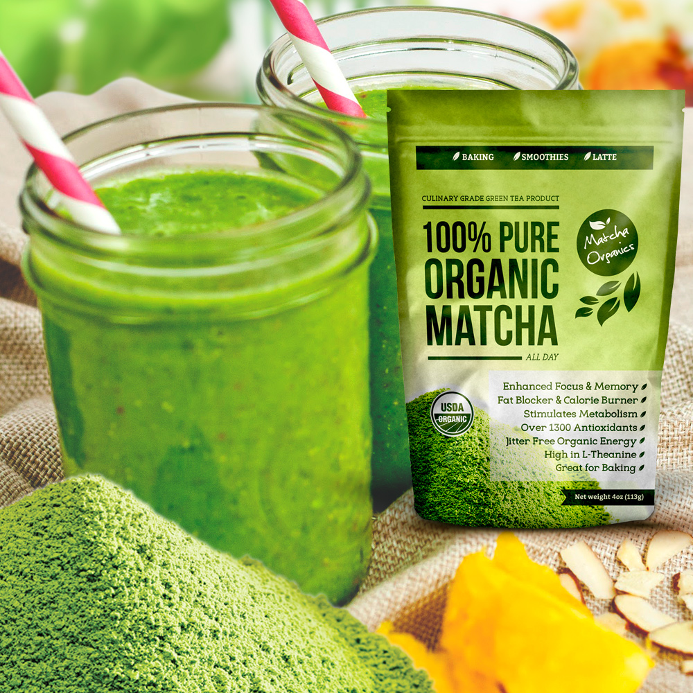 Organic Matcha Culinary Green Tea Powder