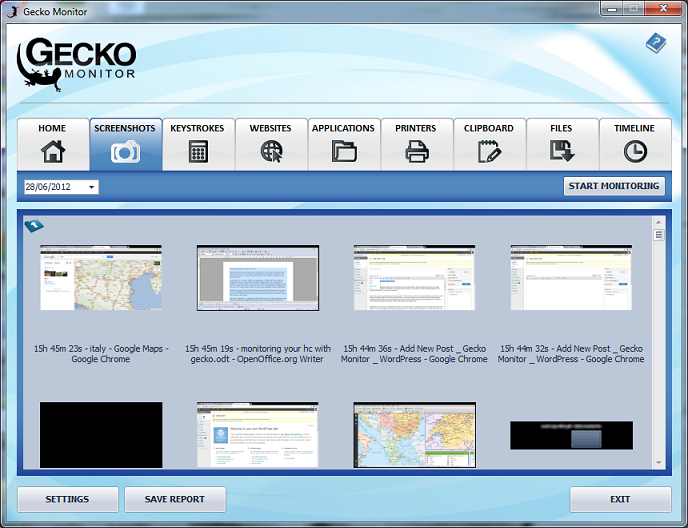 2 Gecko Monitoring Software